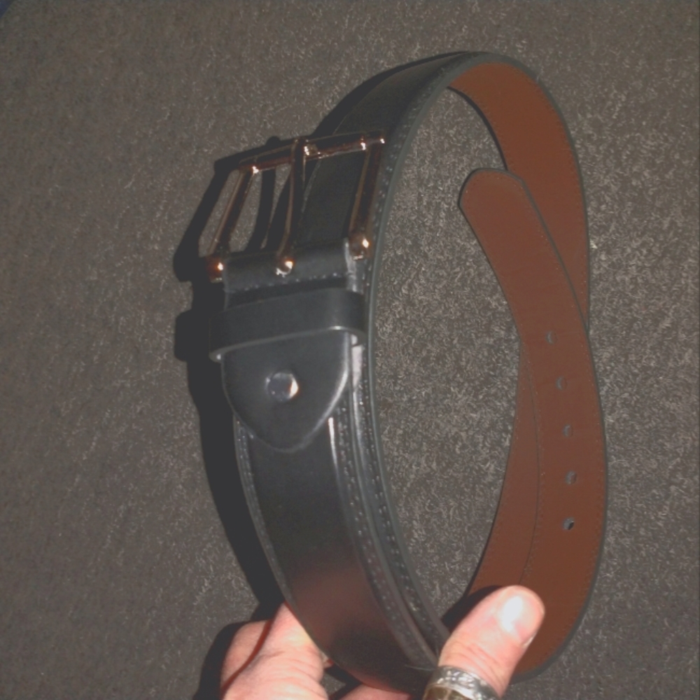 Men's XL Leather Italian Belt  (New)